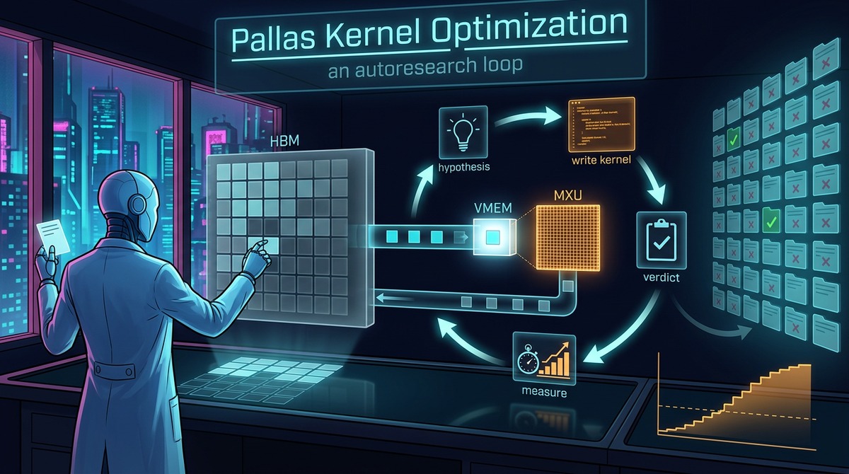 Pallas kernel optimization — three agents hill-climbing GQA attention on TPU v6e, all clearing MaxKernel's published best