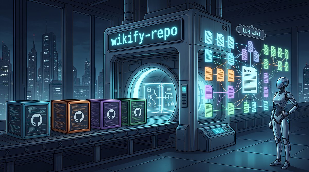 wikify repo — turning codebases into grounded LLM wikis